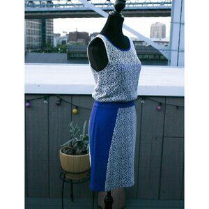 C. Luce Blue Lace Dress